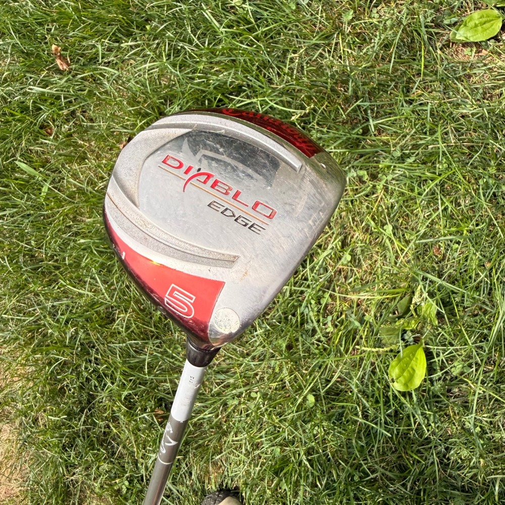 Callaway Diablo Edge Fairway 5 Wood Women W-Flex Black Red Graphite Shaft Golf